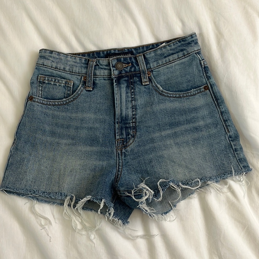 Lucky Brand High Rise Denim shorts